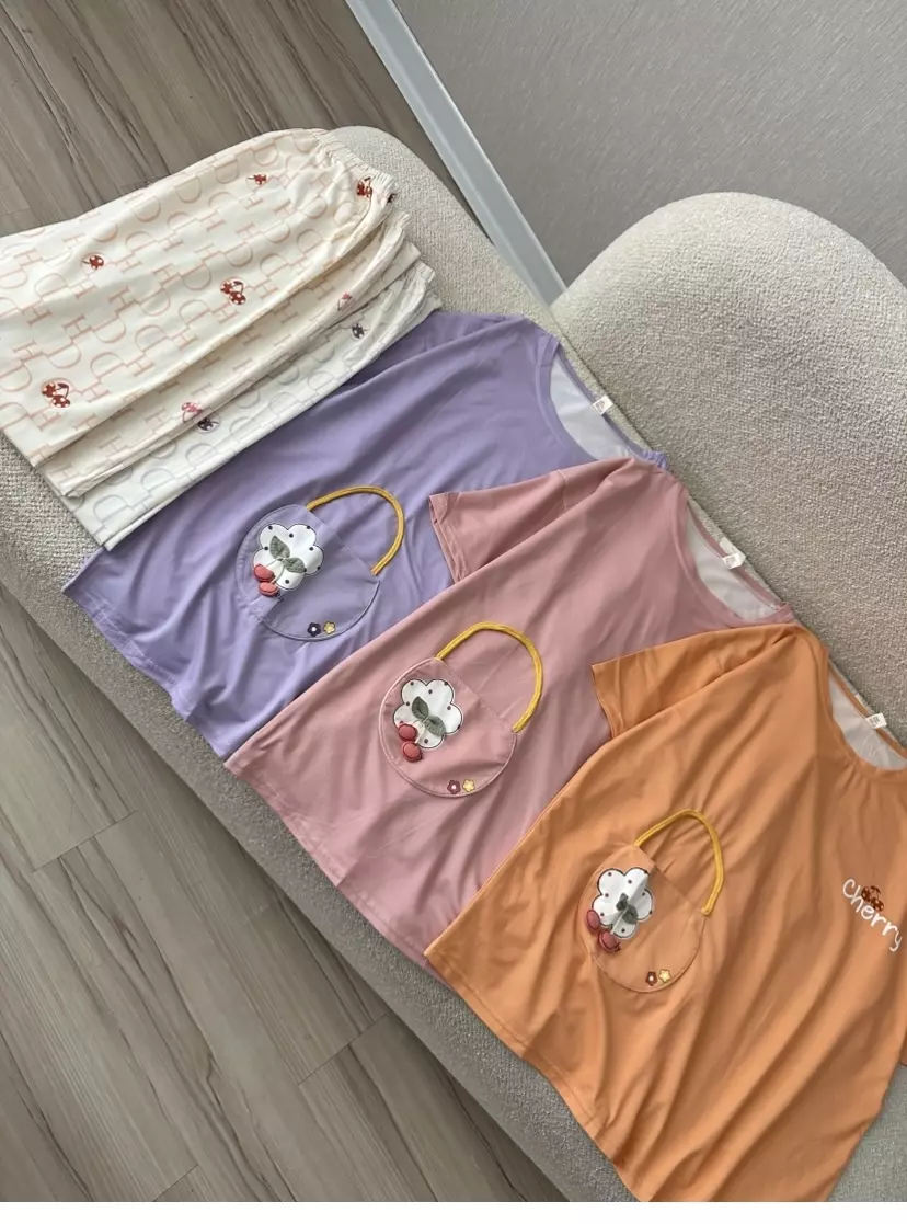 ست تیشرت شلوار چری 1565