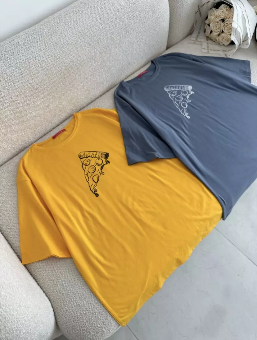 تیشرت لانگ پیتزا 1297