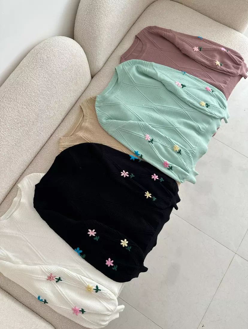 بلوز استین گل1977