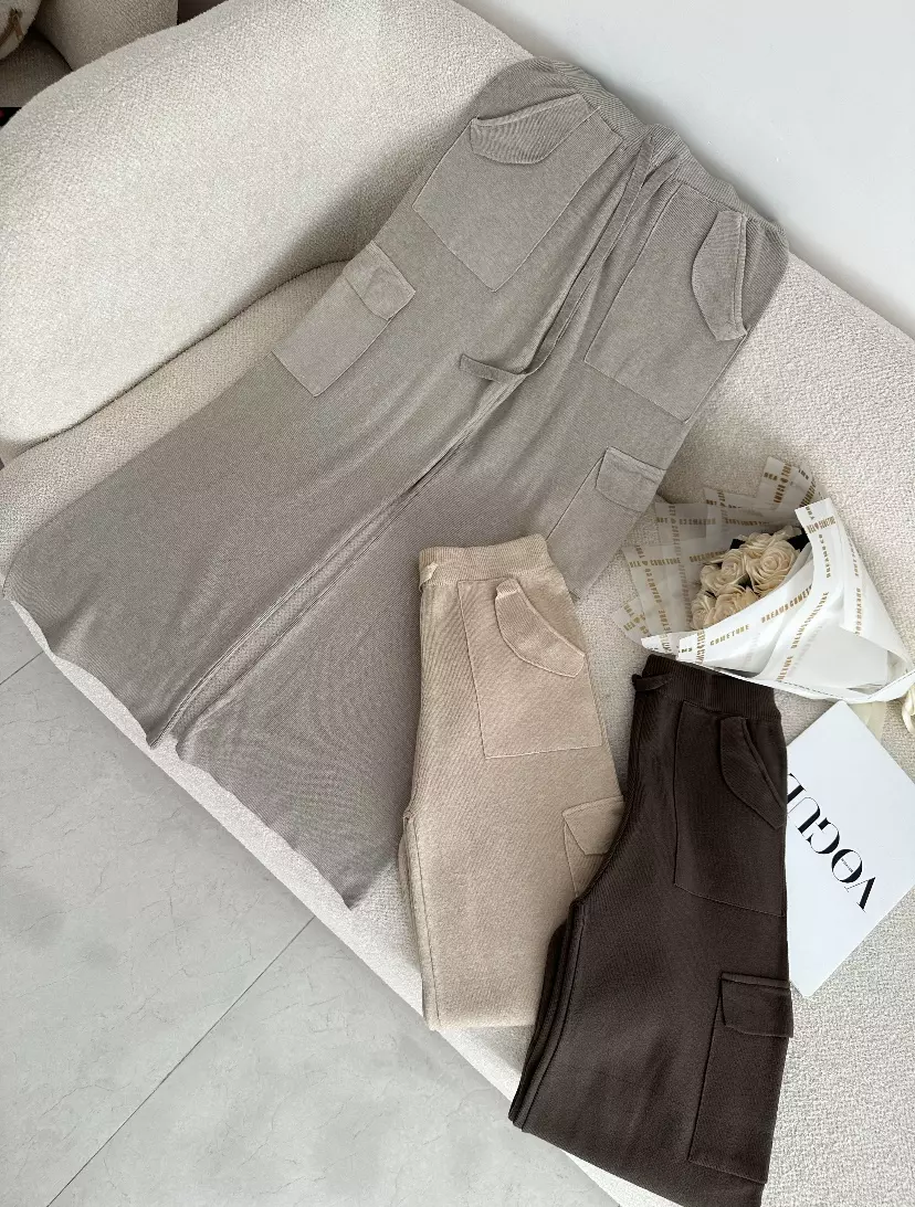 شلوار بافت جیبدار 2023