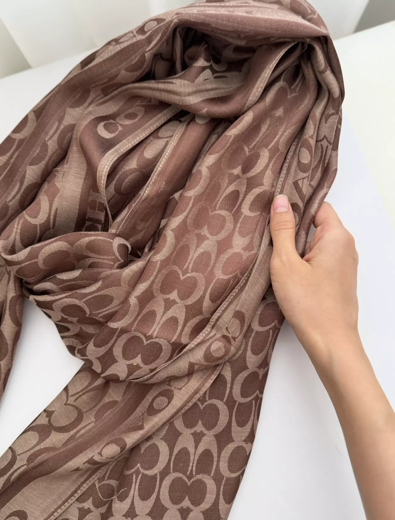 شال طرحدار موکا