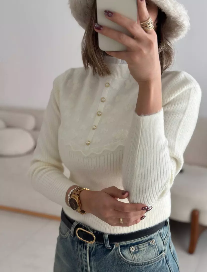 بلوز بافت فرانک 2055