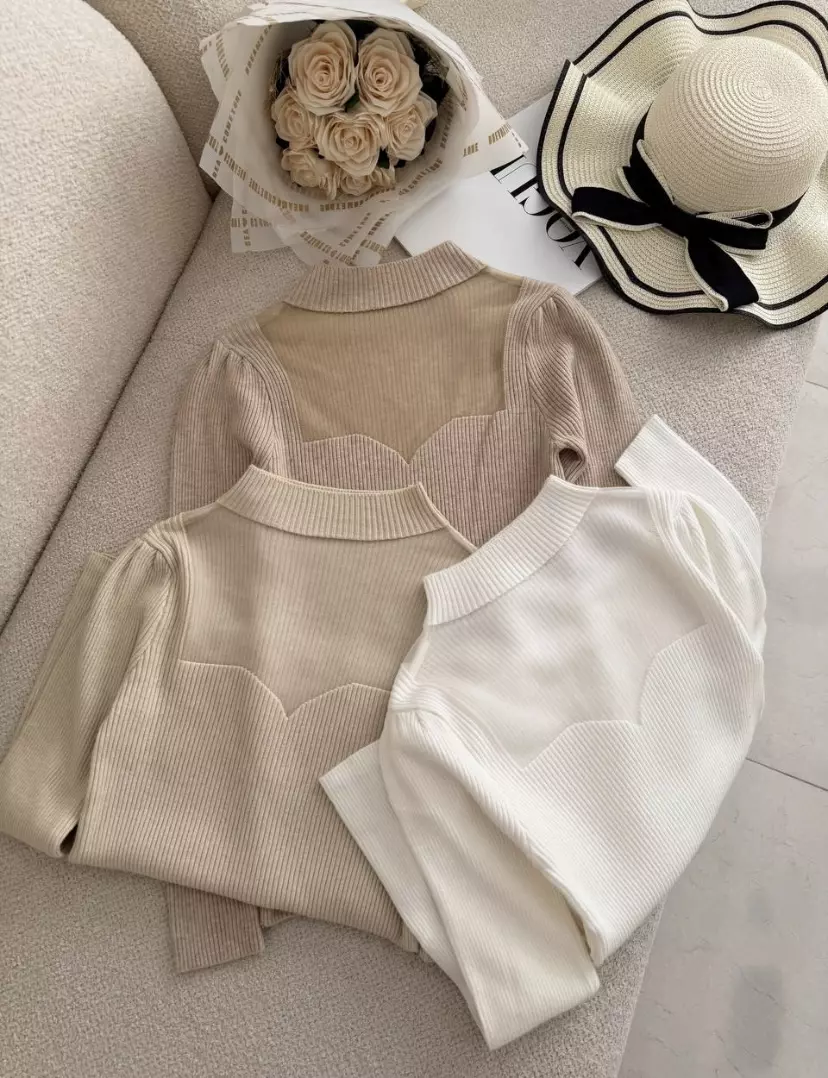 بافت یقه تور 3011