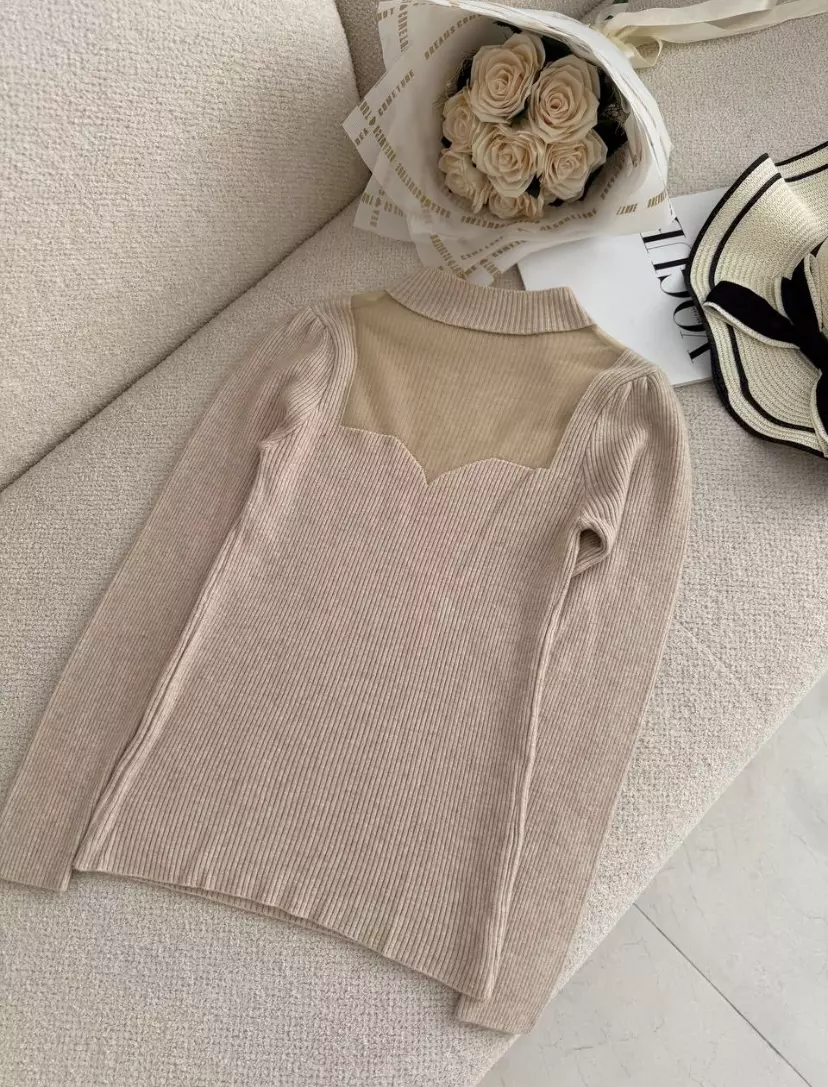 بافت یقه تور 3011