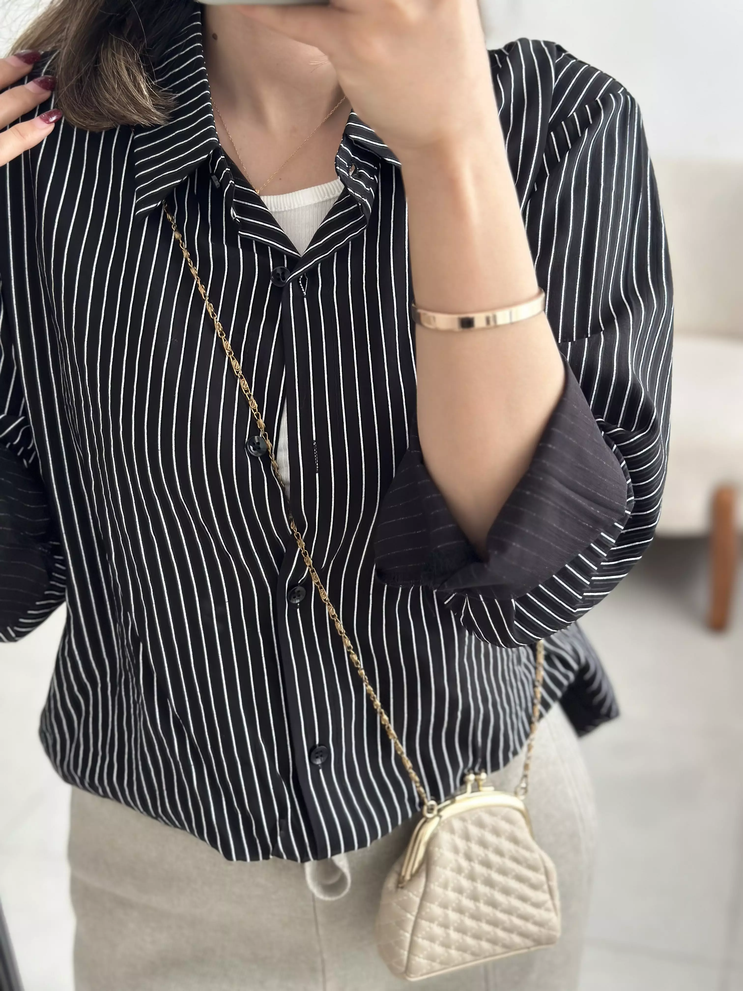 شومیز راه راه 3033