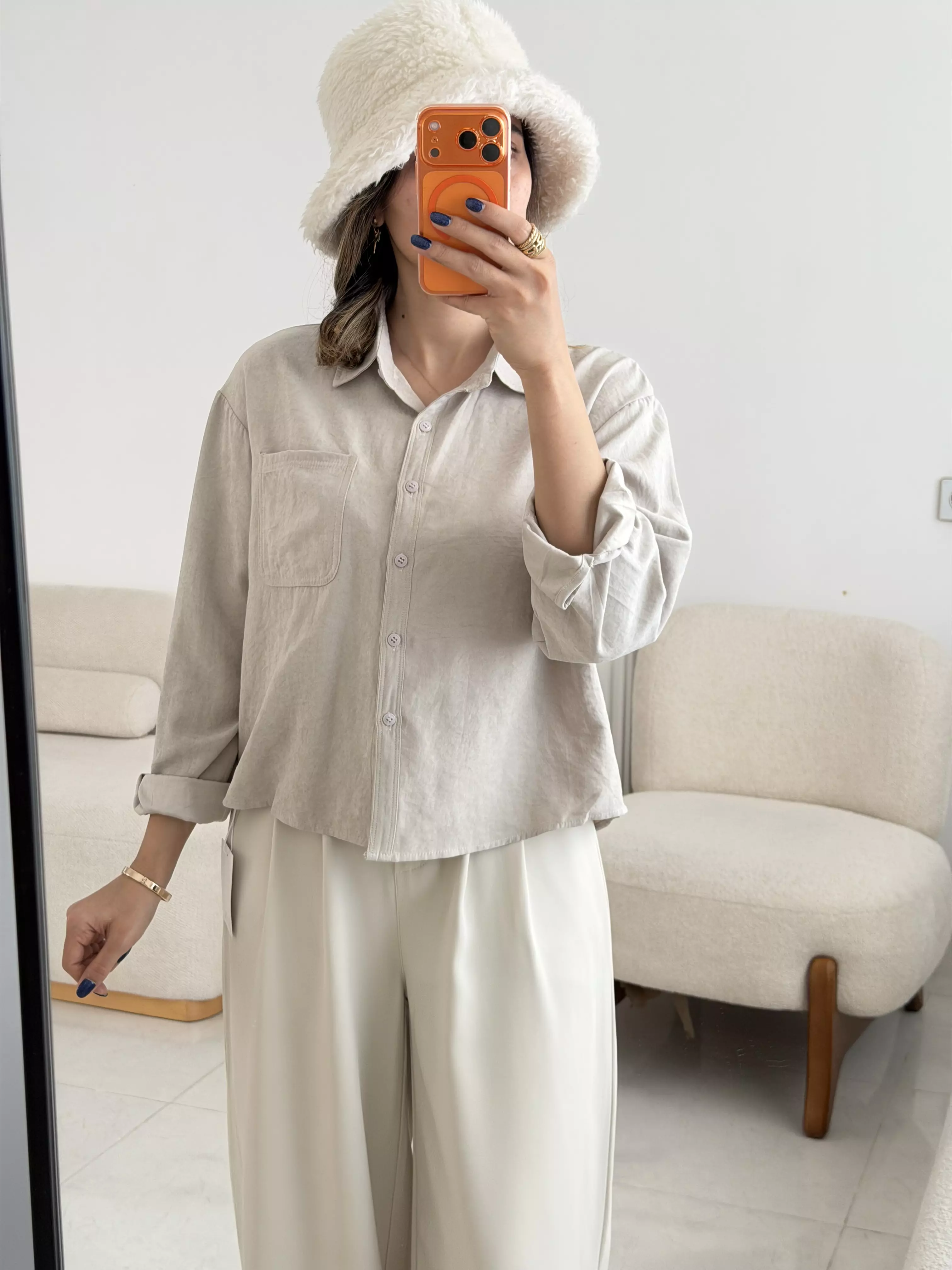 شومیز کوتاه 3059