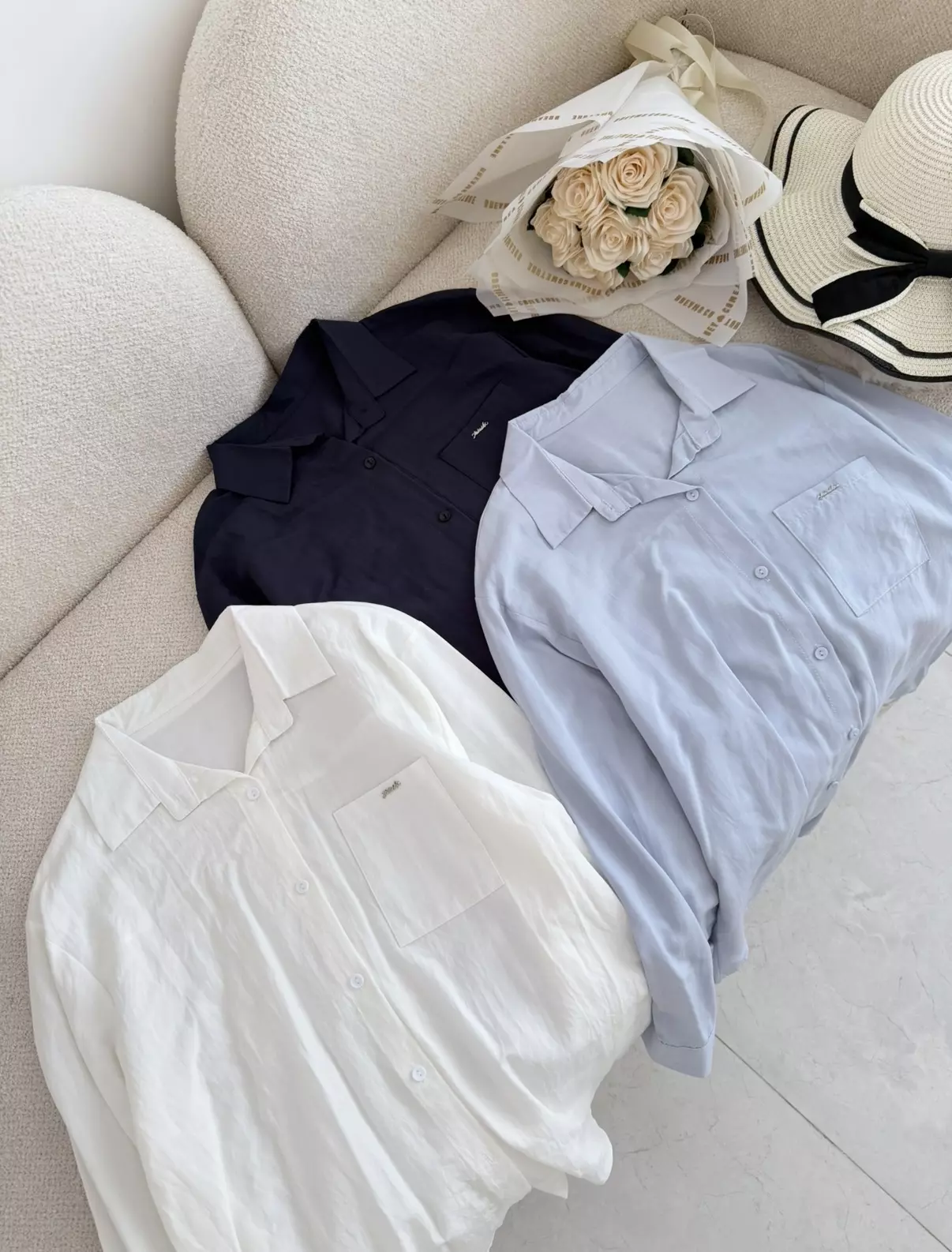 شومیز رنگی 3058