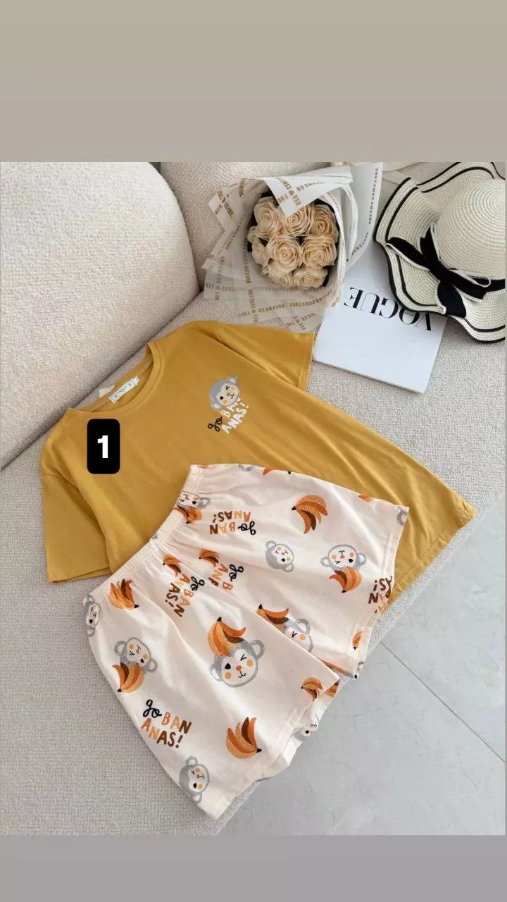 ست تیشرت شورتک3065