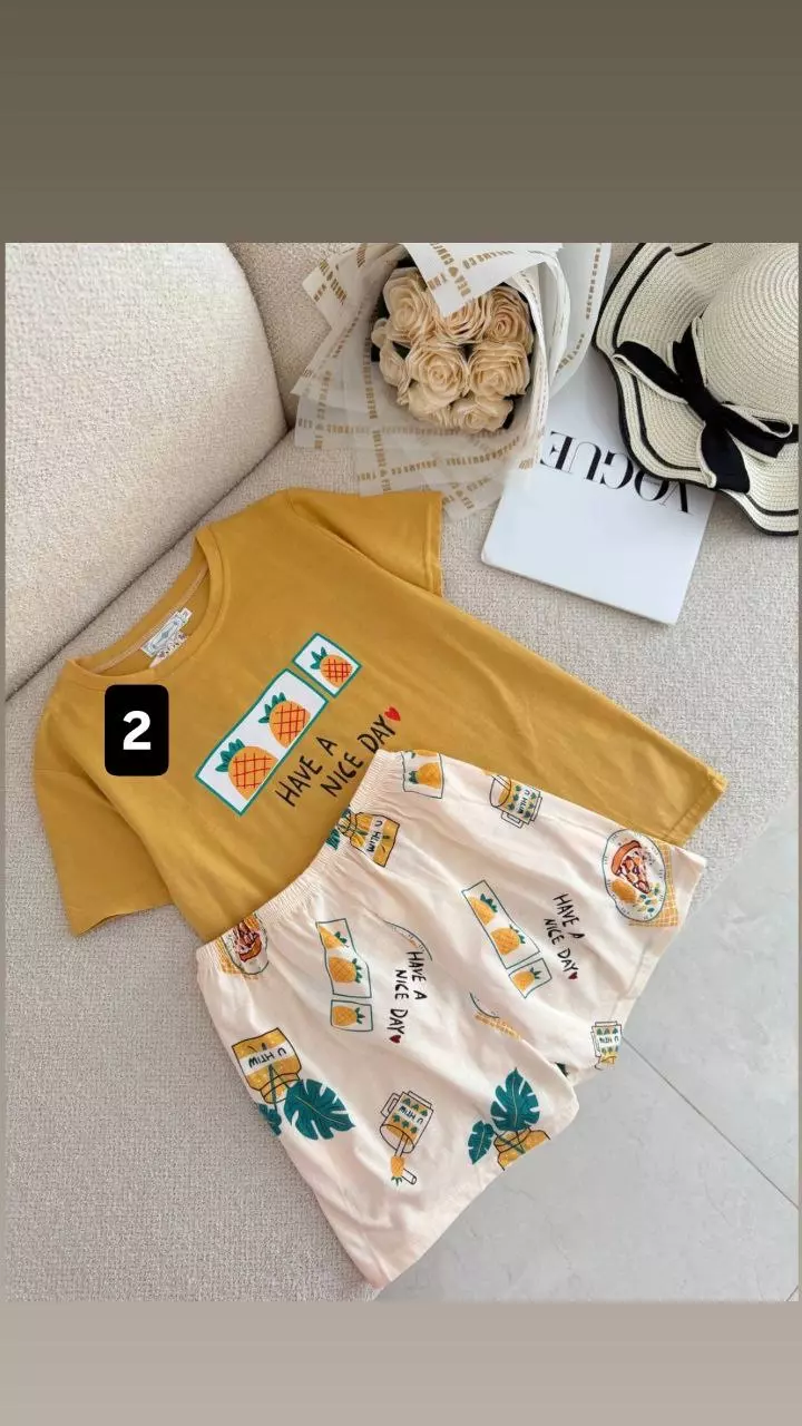 ست تیشرت شورتک3065