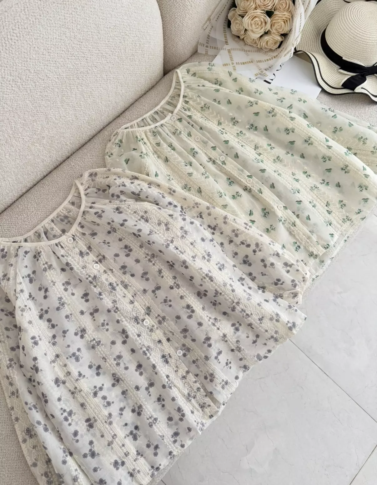 شومیز گل گلی 3105