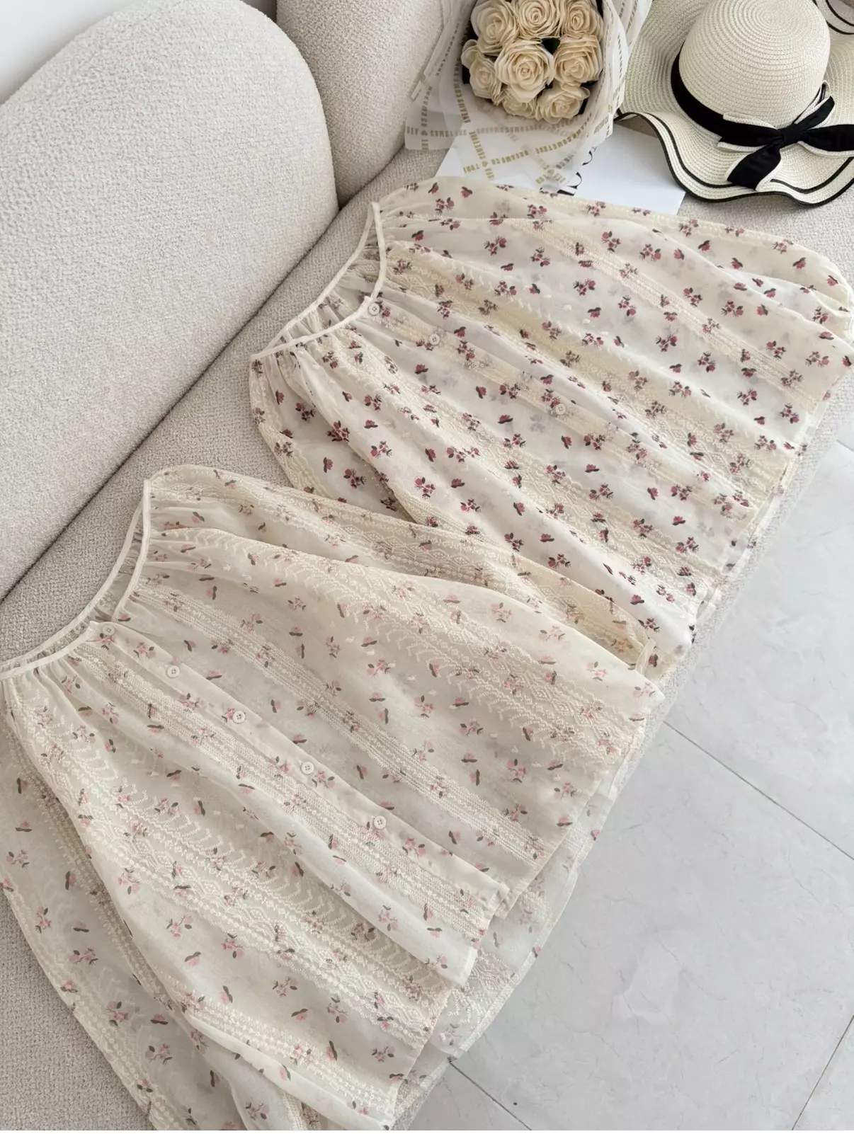 شومیز گل گلی 3105