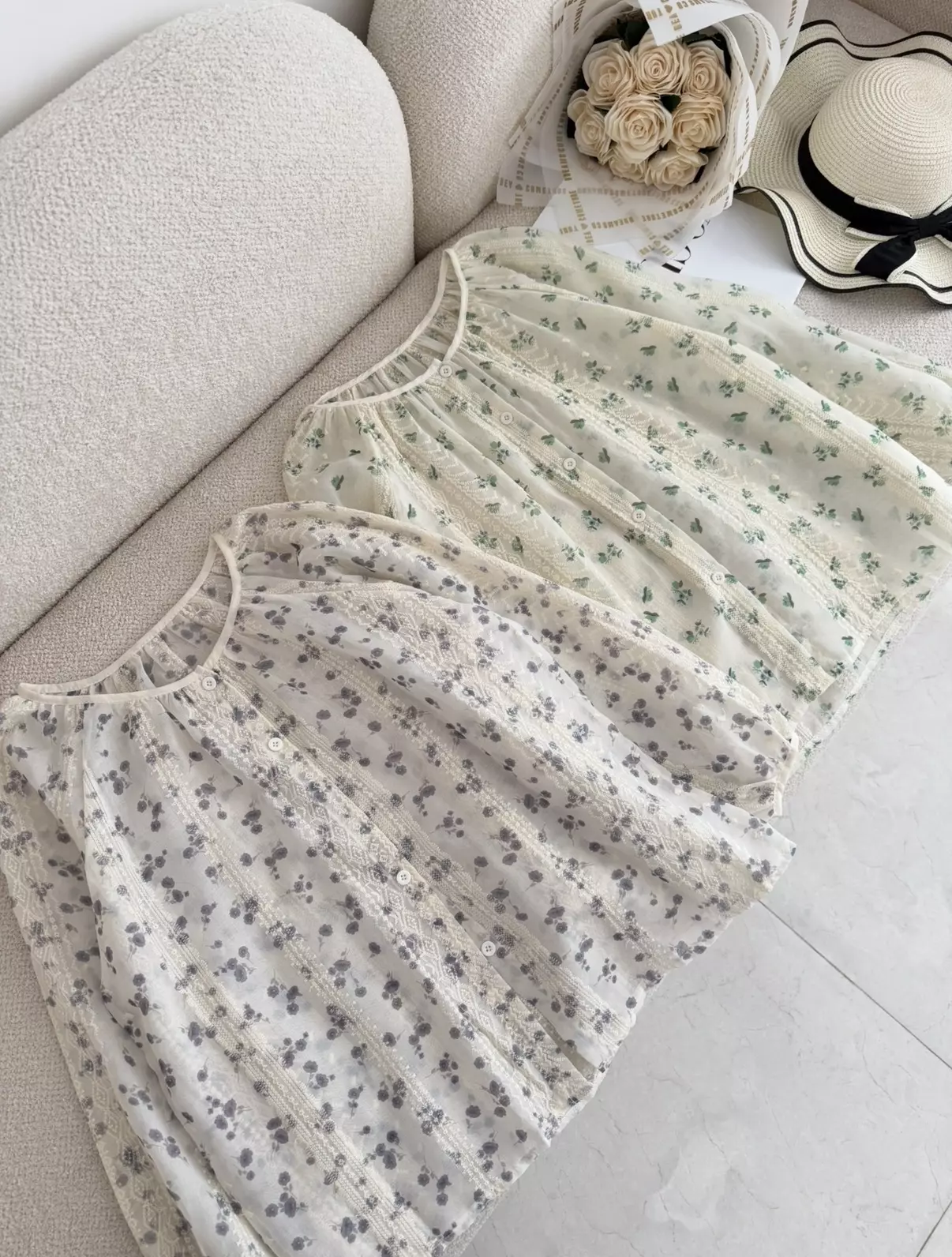 شومیز گل گلی 3105