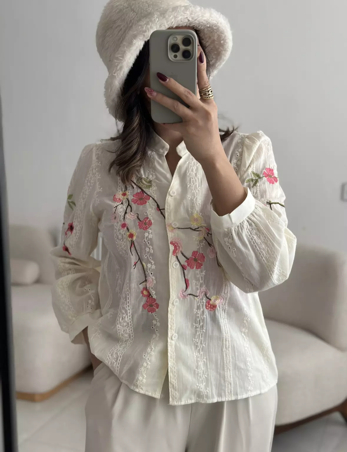 شومیز گلدوزی3111