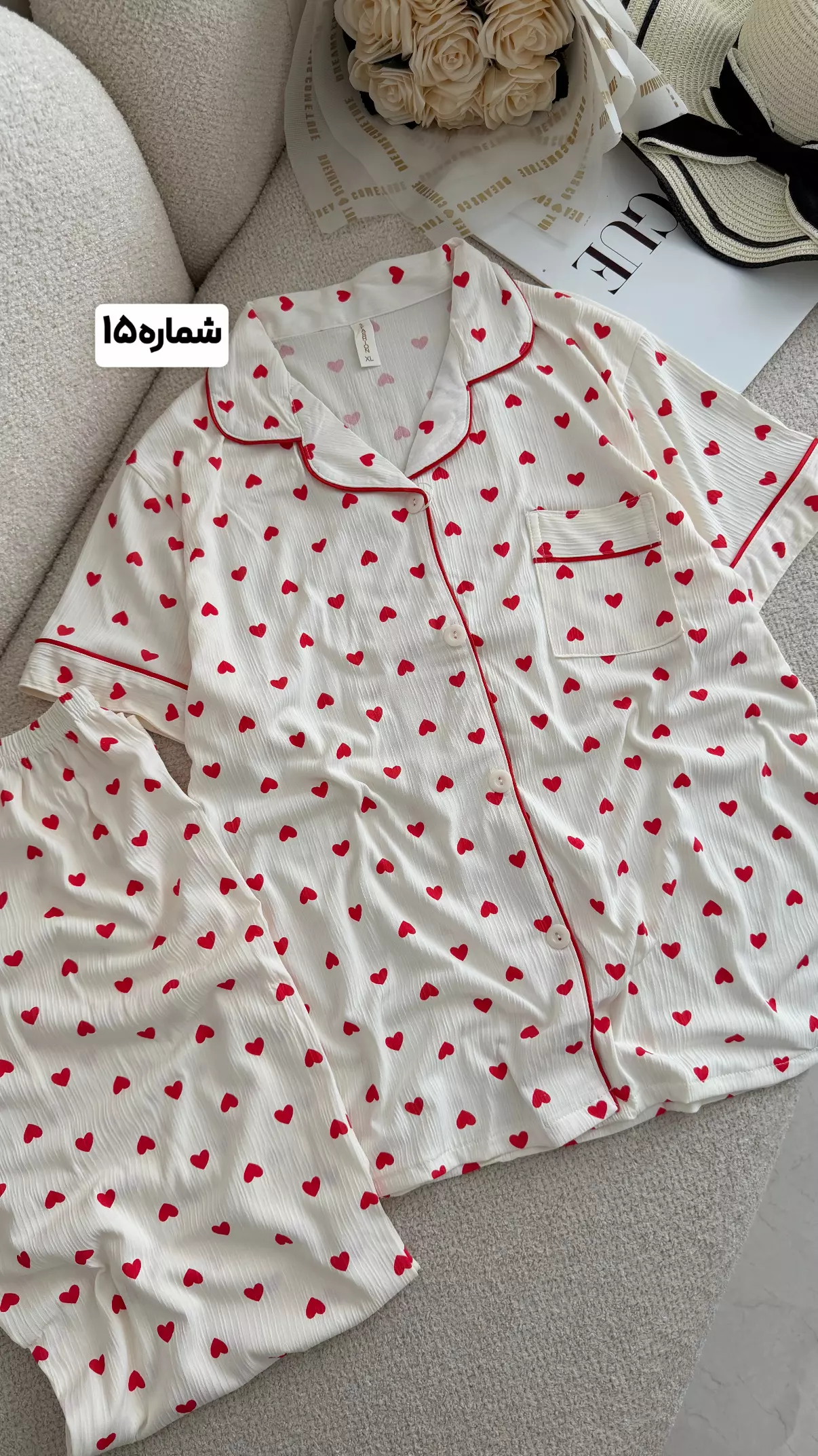 ست بلوز شلوار کریشه ۳۳۲۴