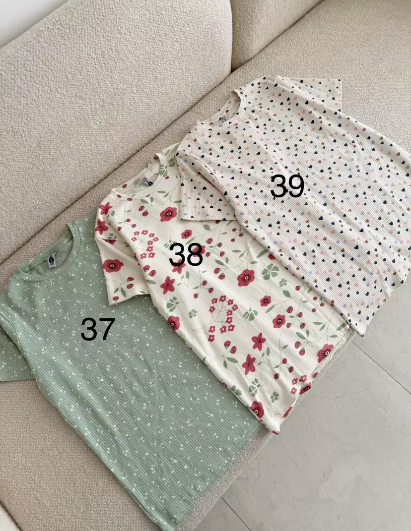 تیشرت کبریتی طرح دار3164