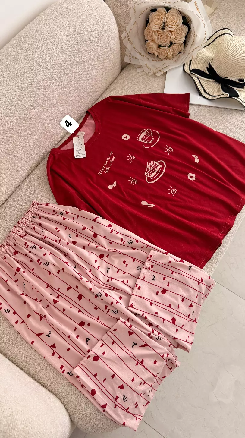 ست راحتی تیشرت شلوار3336
