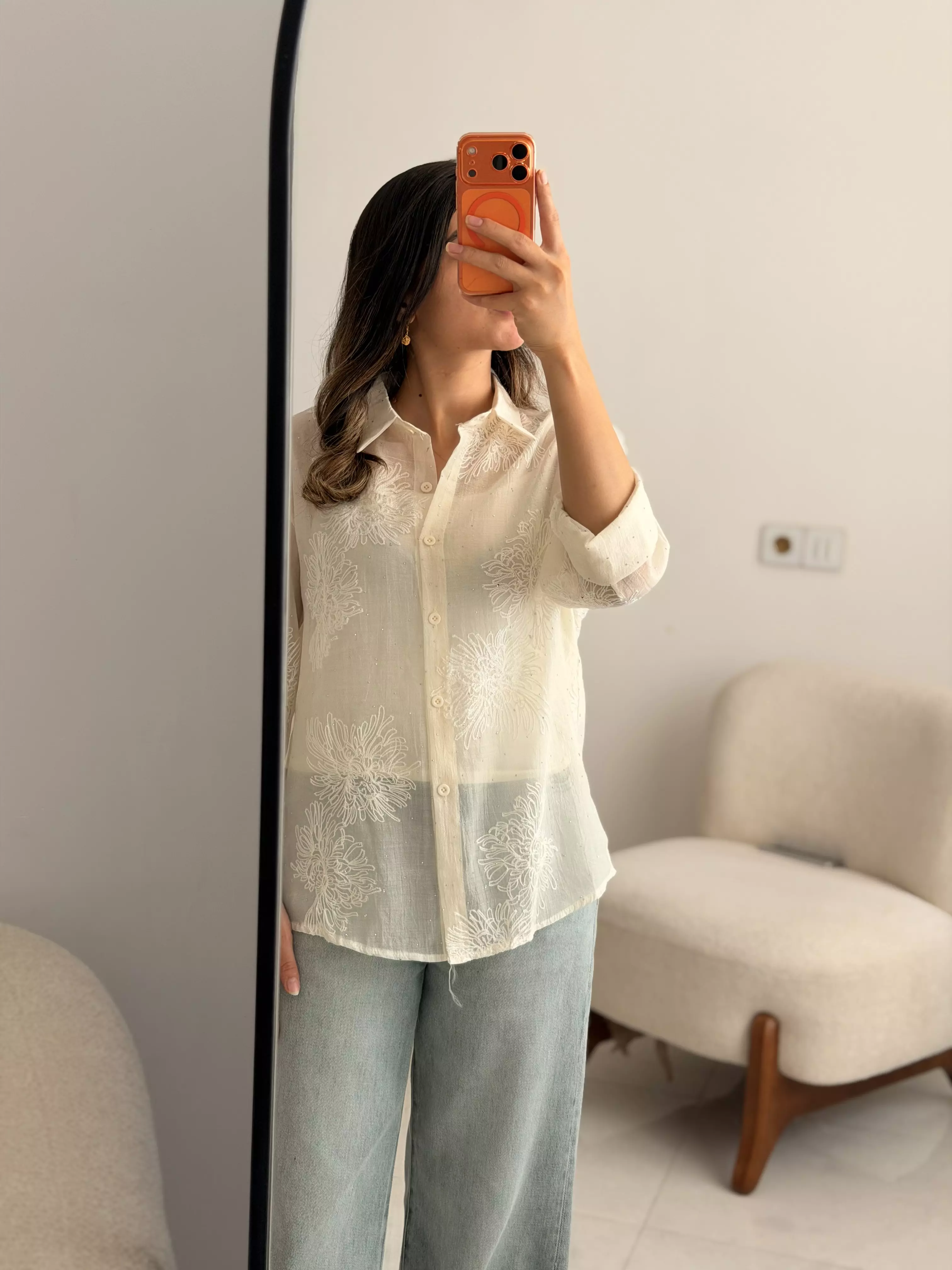 شومیز شیشه ای3272