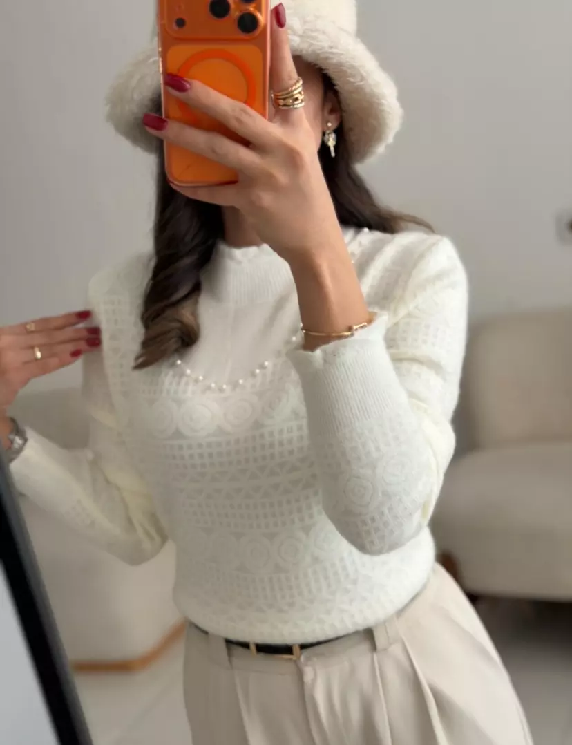 بلوز بافت خزدار 3490