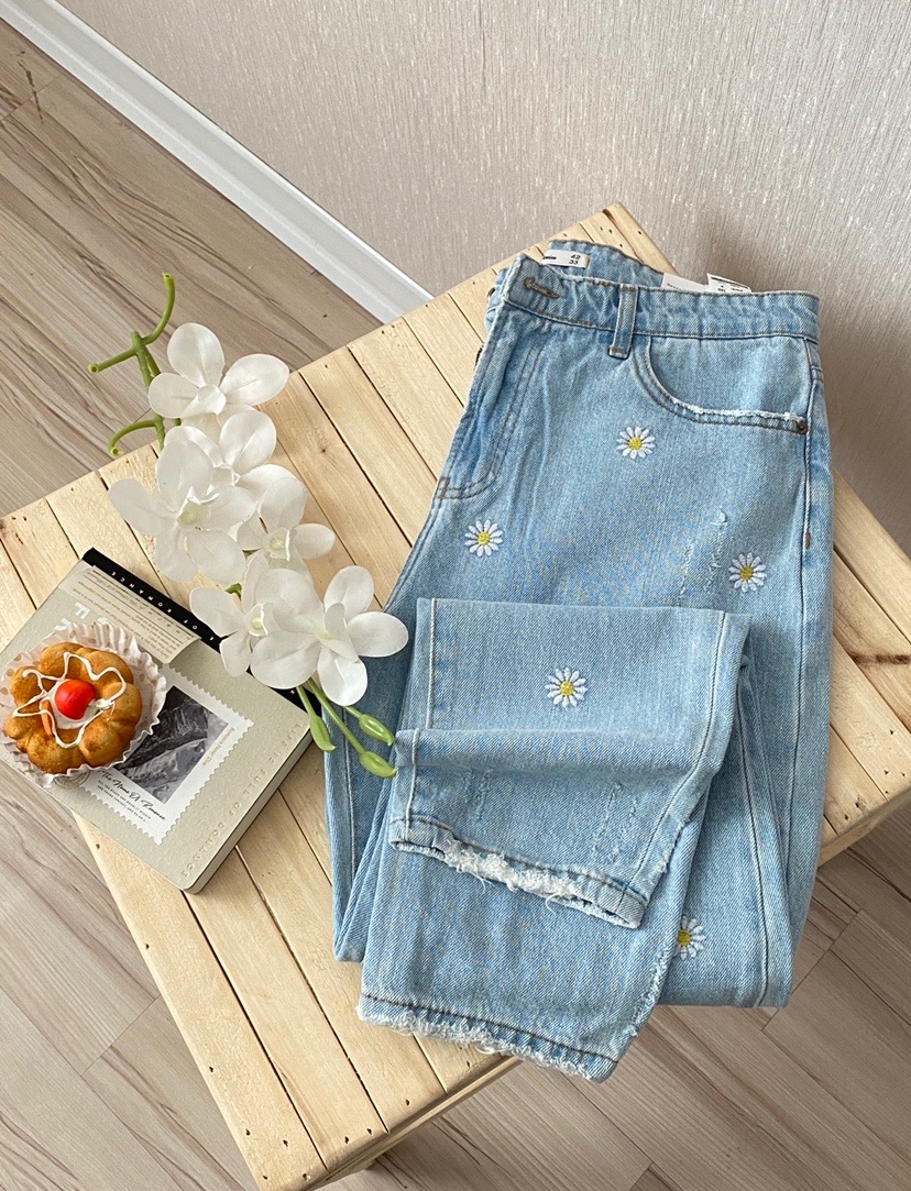 شلوار جین بابونه