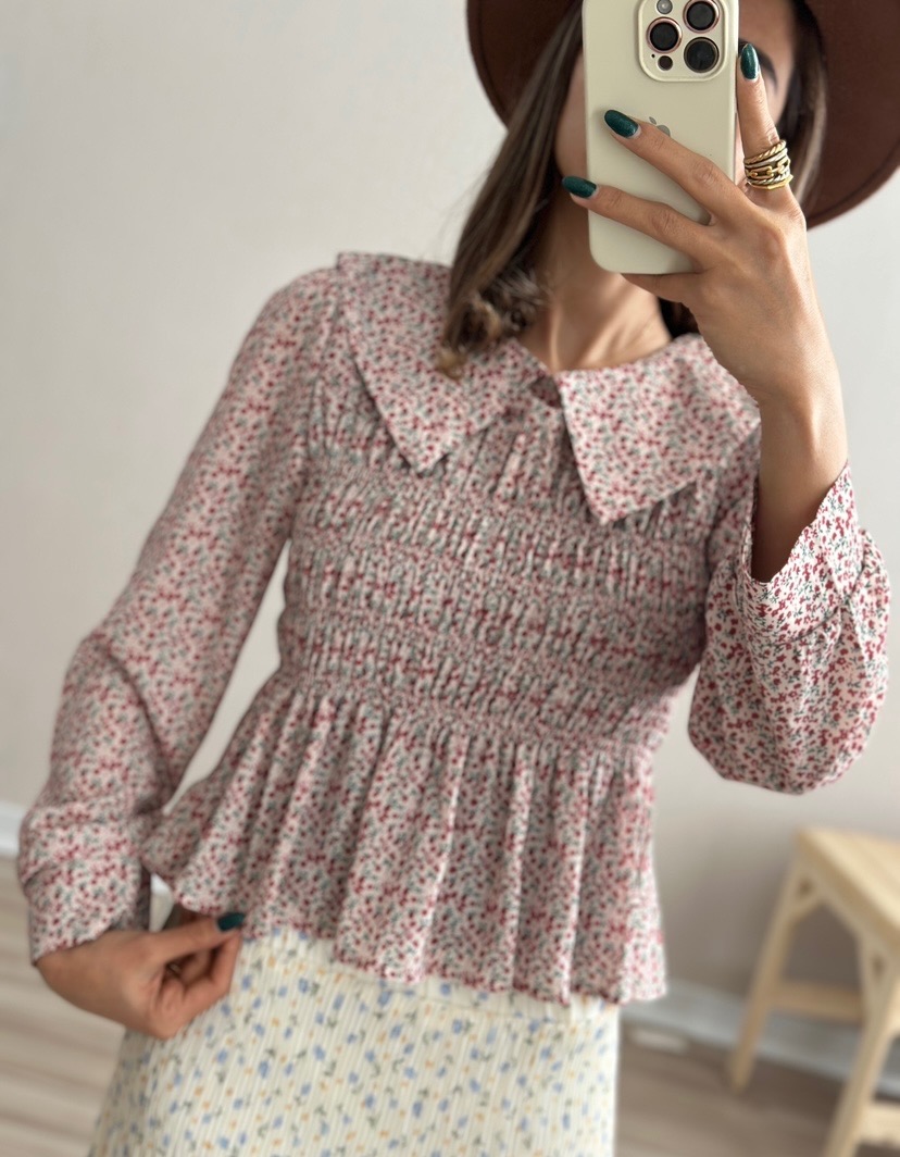 شومیز گل گلی340