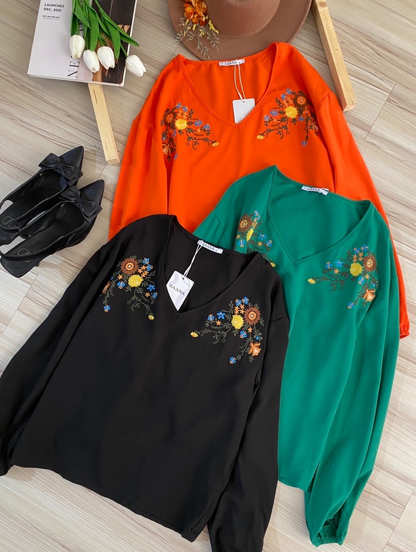شومیز گلدار399