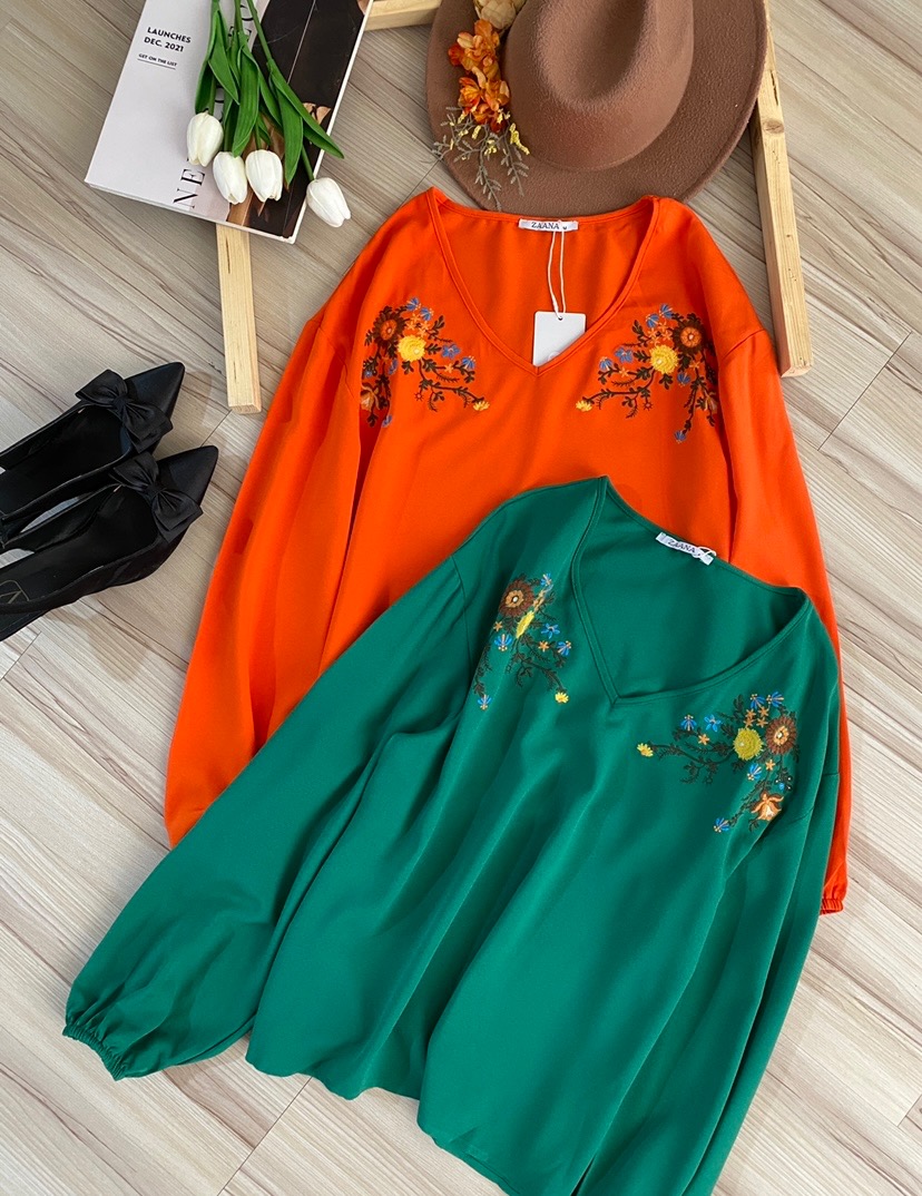 شومیز گلدار399