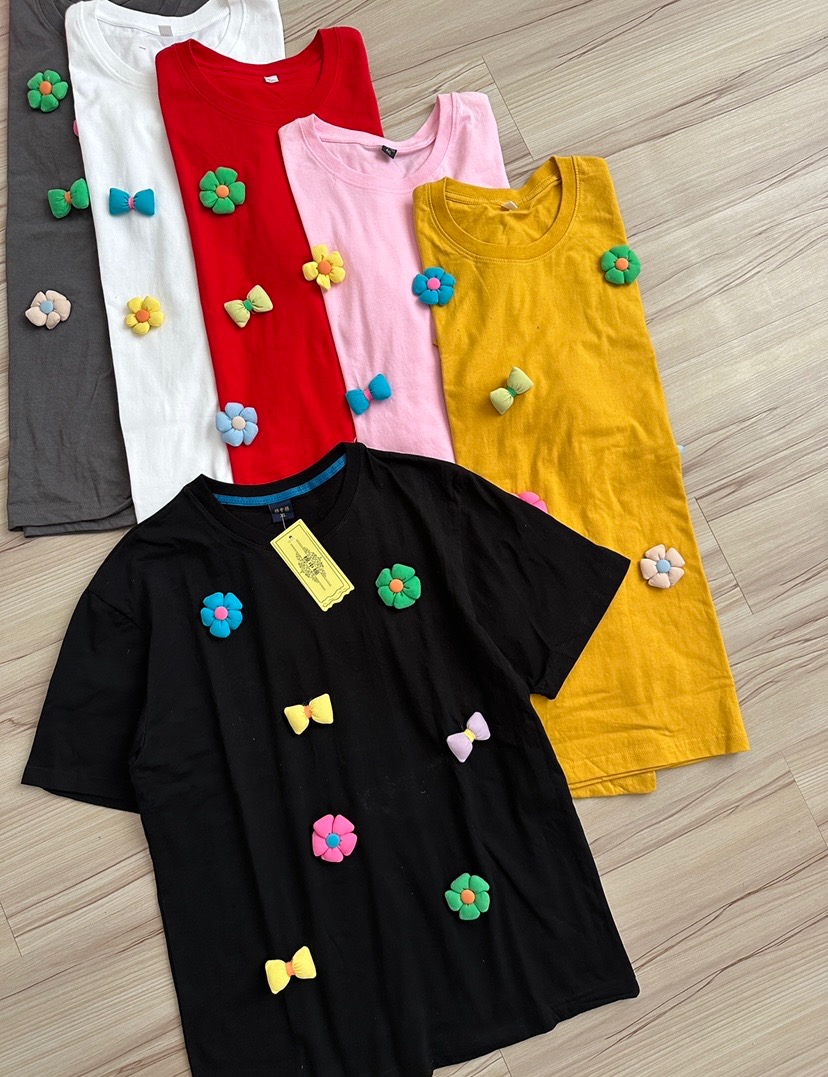 تیشرت گل برجسته400