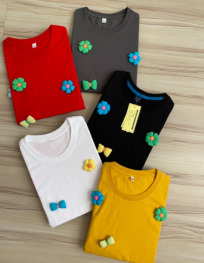 تیشرت گل برجسته400