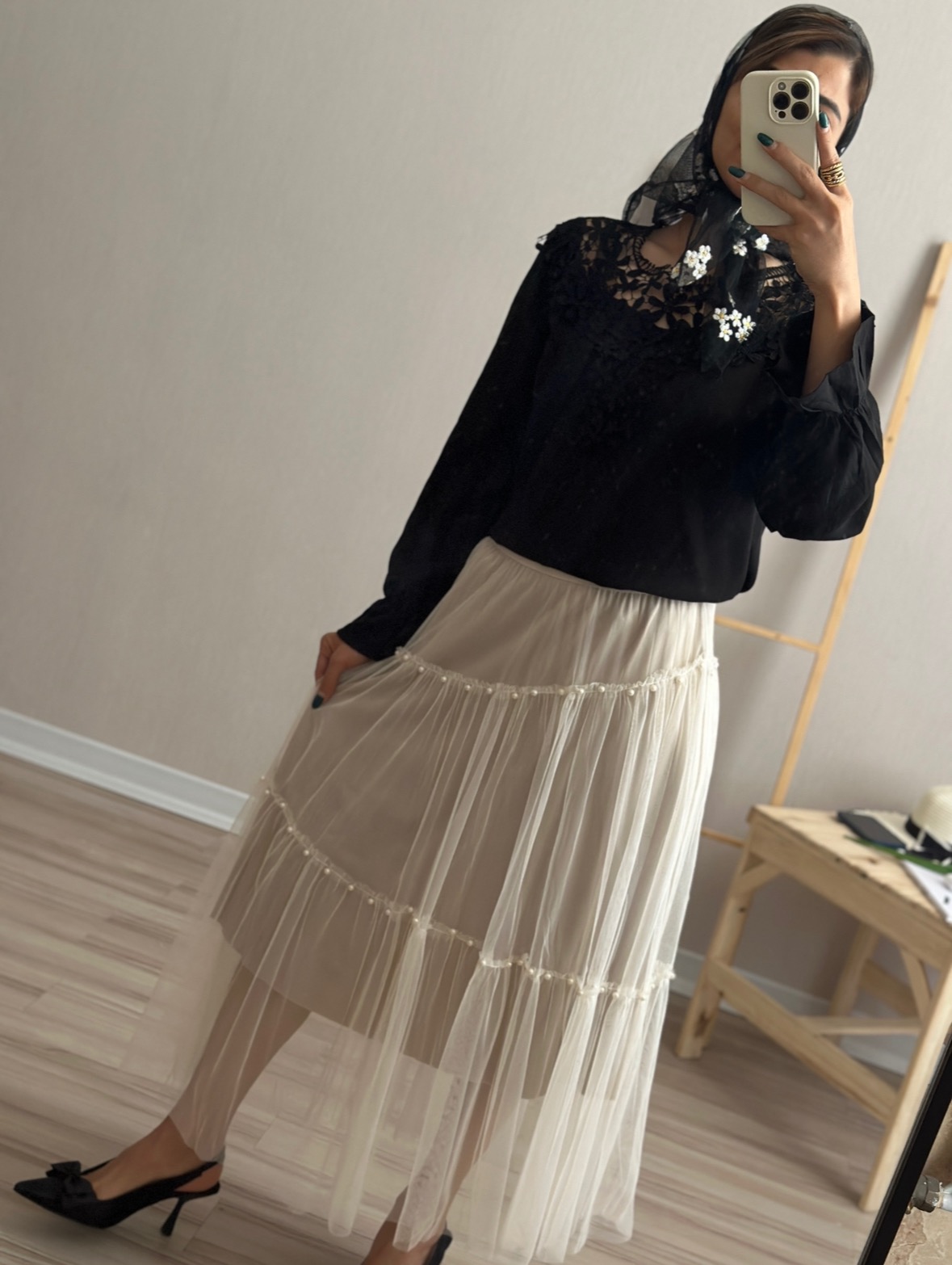 شومیز یقه گل473