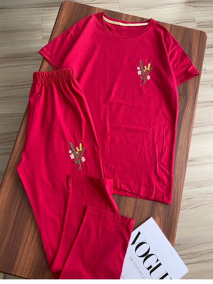 تیشرت شلوار گلدوزی 664