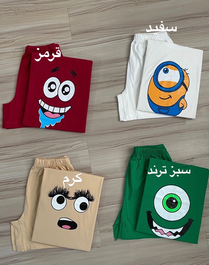 کراپ شورتک کارتون 658