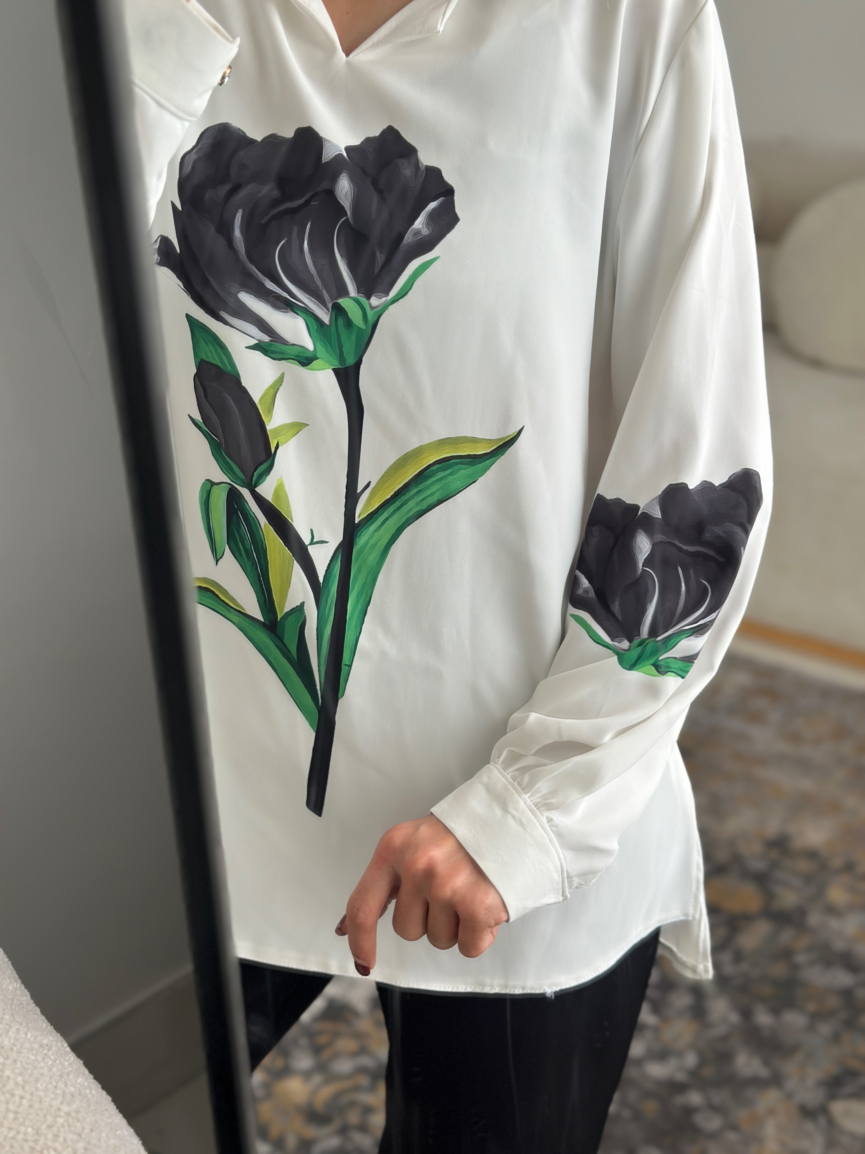 شومیز شلوار بوت کات 1268