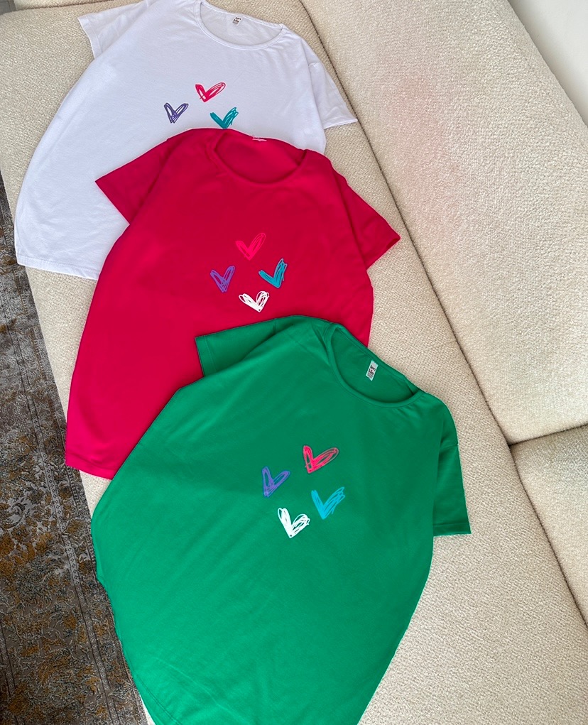 تیشرت قلبی 1279