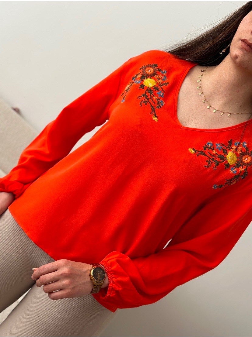 شومیز  گل دوزی 1373