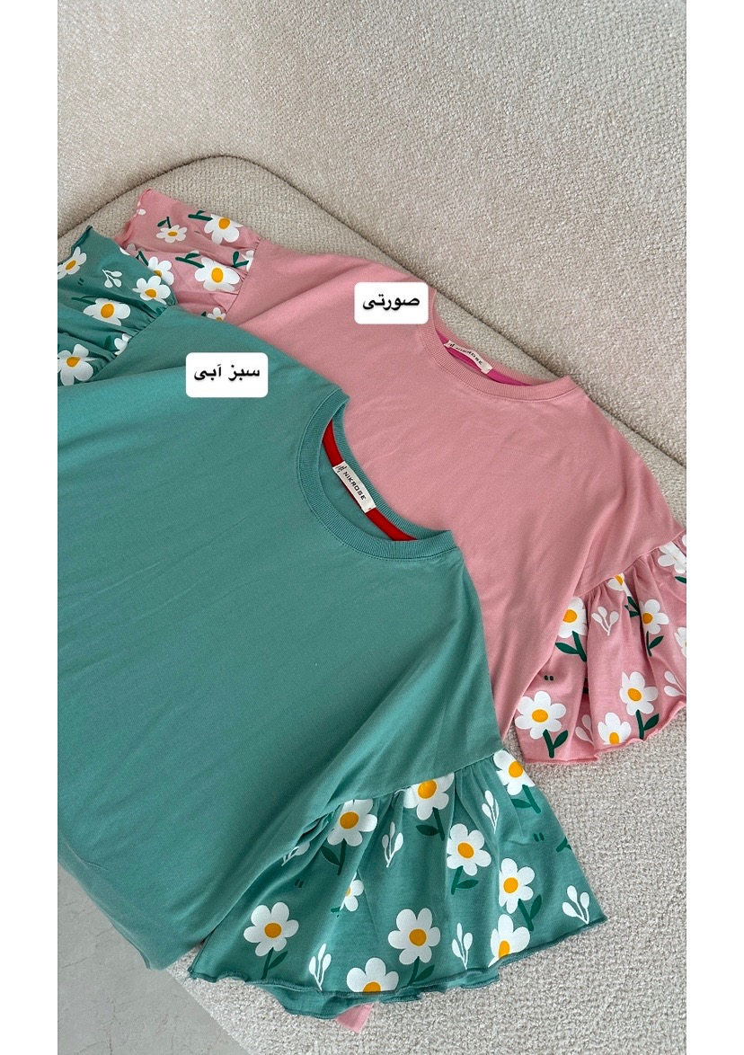 بلوز استین بابونه1407