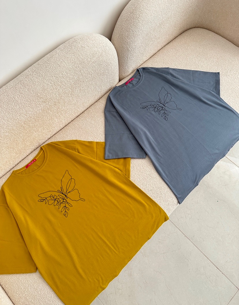 تیشرت لانگ پروانه1409