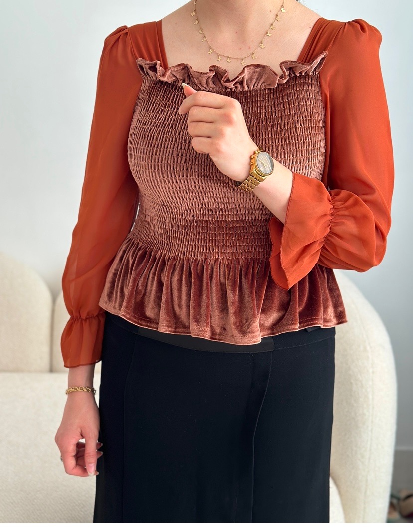 شومیز مخمل 1428