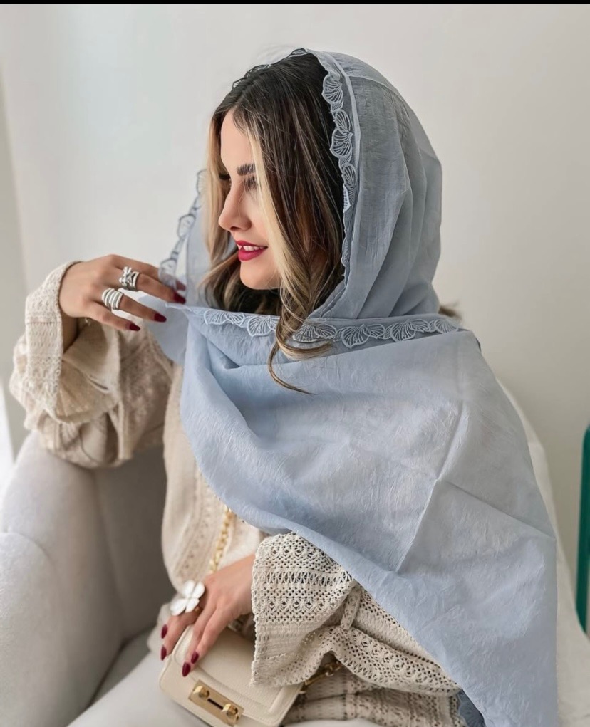 شال دور گلی 17010