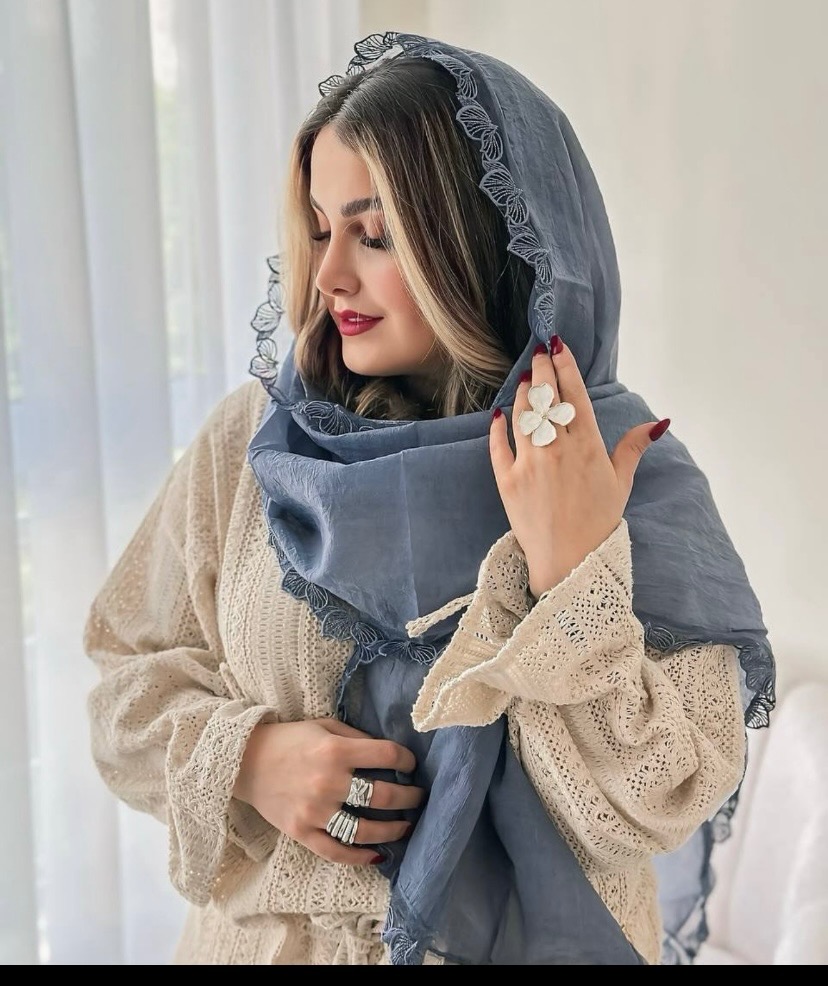 شال دور گلی 17010